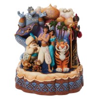Disney - Statua personaggi di Aladdin - Prodotto Ufficiale 